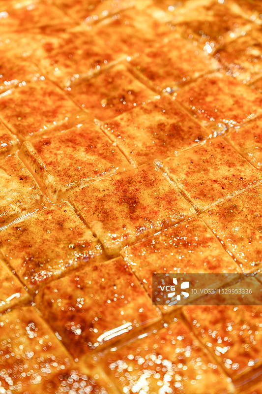 香煎豆腐图片素材