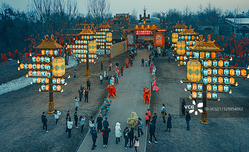 藏马山新春庙会（青岛西海岸藏马山）图片素材