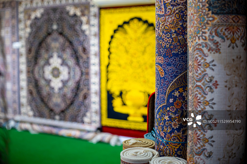 尼泊尔羊绒制品图片素材