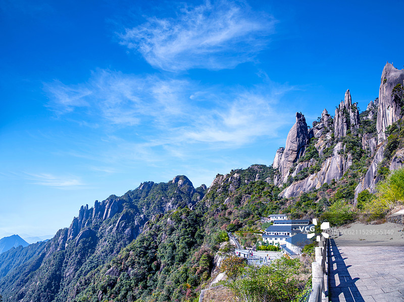 江西上饶三清山日上山庄图片素材