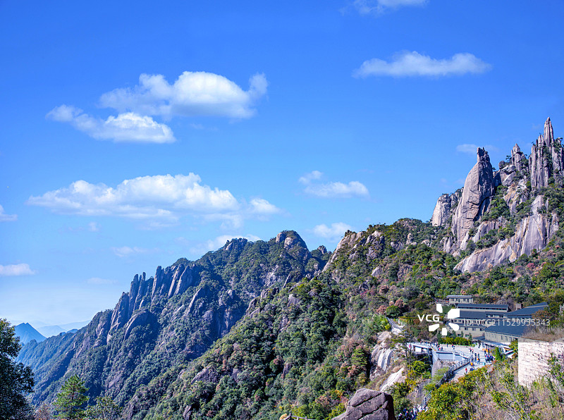 江西上饶三清山日上山庄图片素材