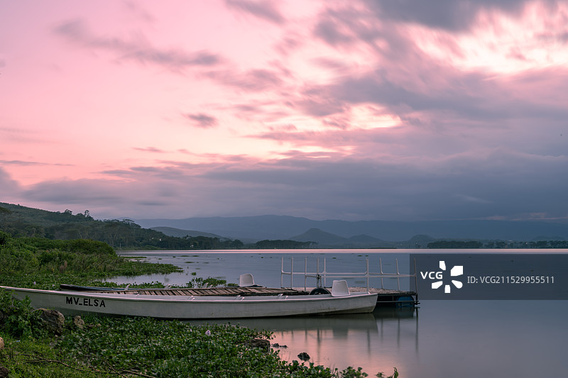 肯尼亚柰瓦沙湖泊图片素材