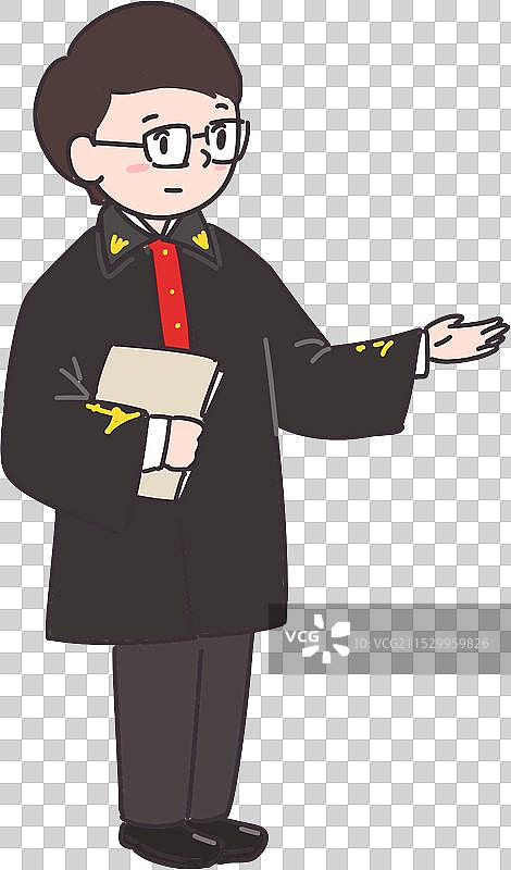 法官人物元素图片素材