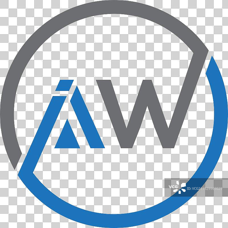 aw 标志设计模板图片素材