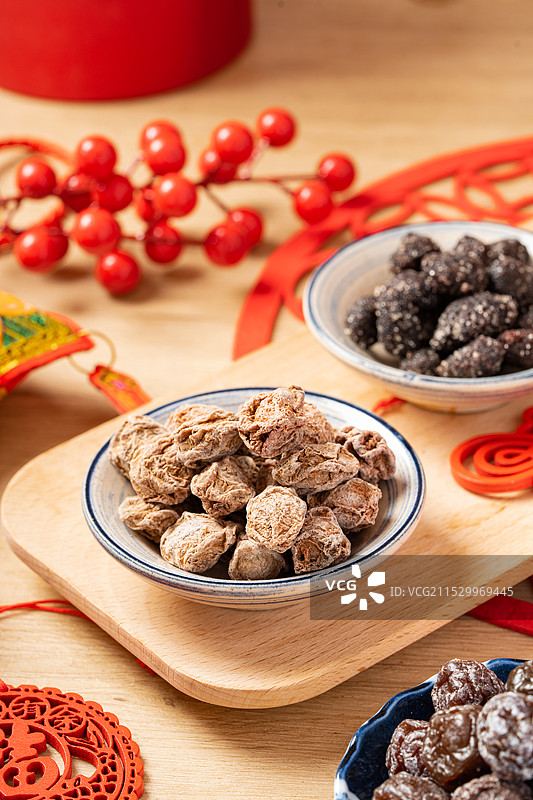 新年果干蜜饯图片素材