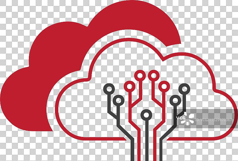 云数据标志设计模板图片素材