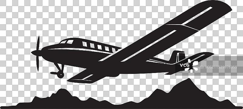 航空设计中的喷气图形符号艺术图片素材