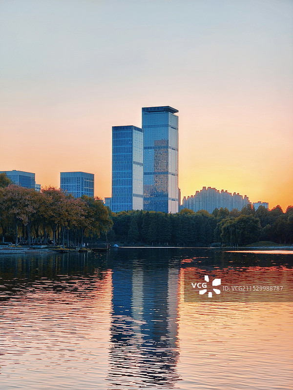 日落时分的风光图片素材