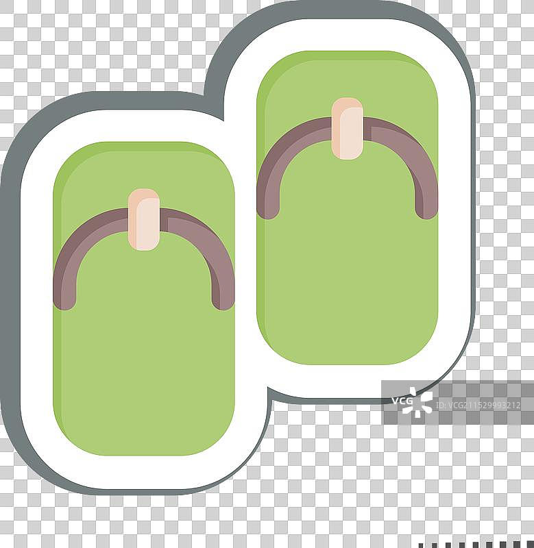 与樱花节相关的草履贴纸图片素材