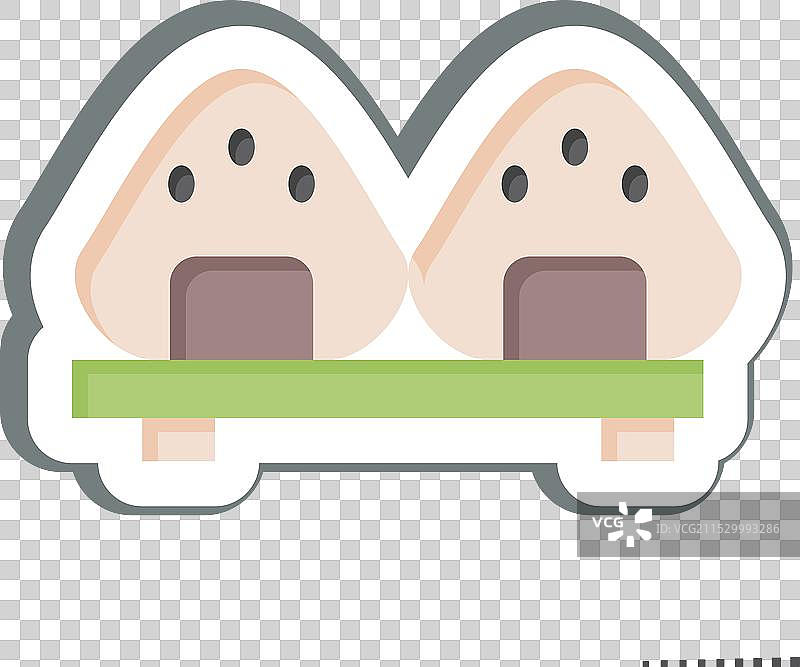 与樱花节相关的饭团贴纸图片素材