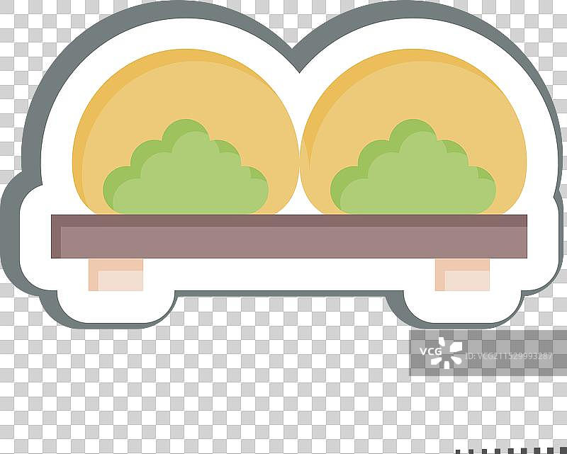 与樱花节相关的麻糬贴纸图片素材