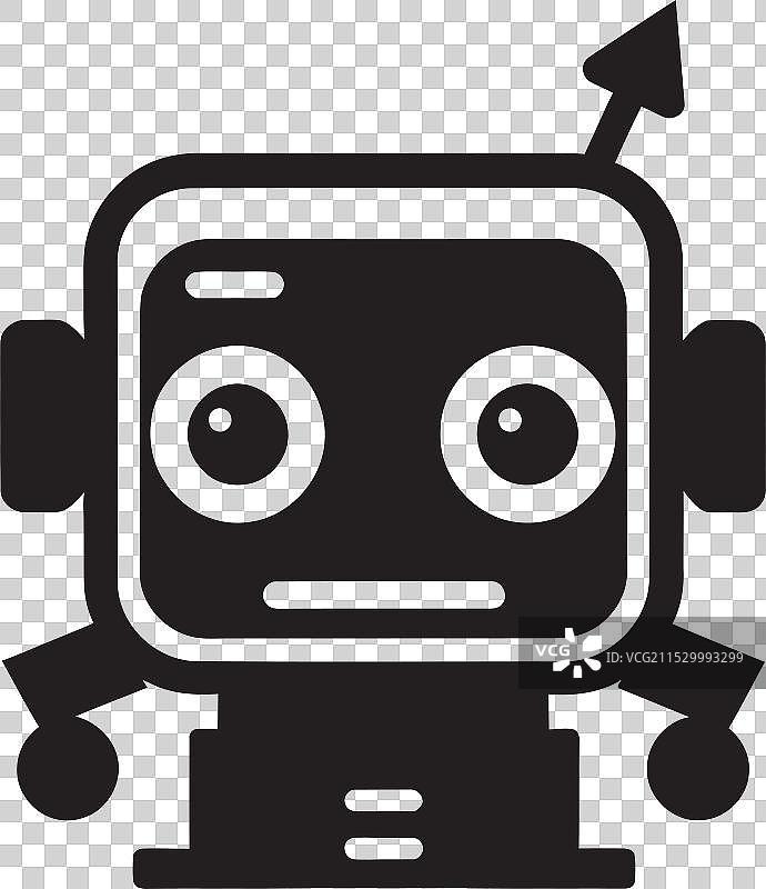 迷你漫威对话微型聊天机器人图标图片素材