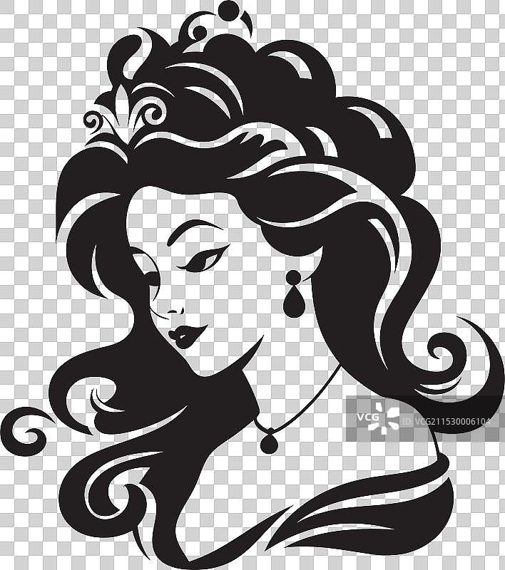 公主的华服标志性设计童话故事图片素材