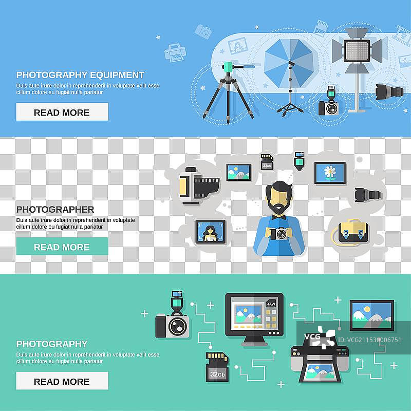 摄影横幅套件图片素材