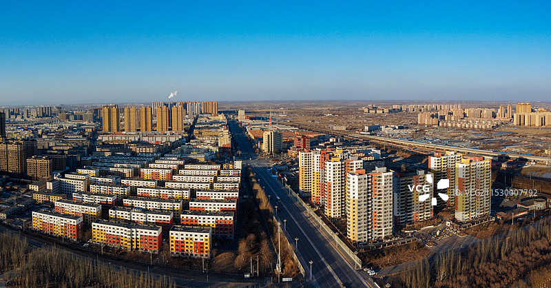 盘锦 双台子区 地标 航拍 城市图片素材