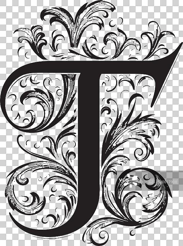 泰坦尼克号小夜曲，华丽的字体装饰旋律图片素材