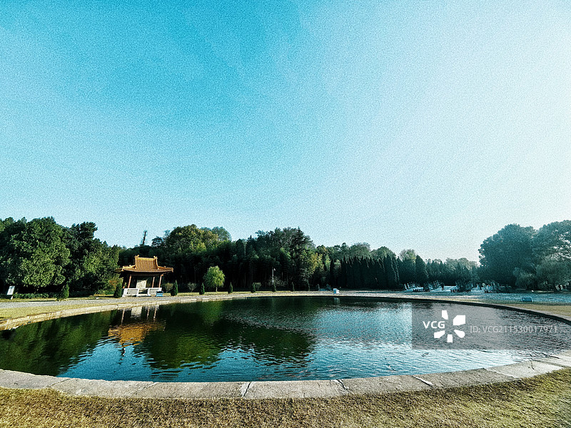 湖北钟祥明显陵图片素材