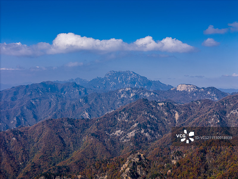 南阳老界岭秋景风光图片素材