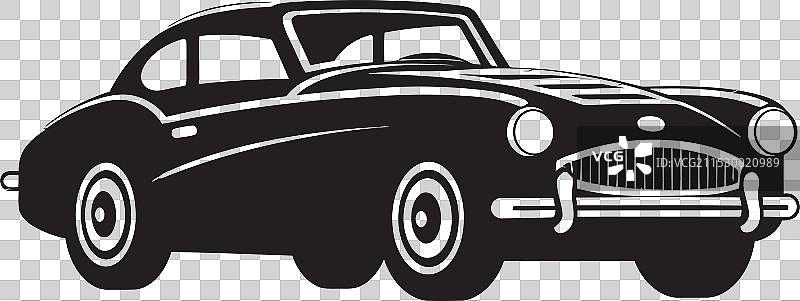 经典巡航复古汽车徽章复古之旅汽车图片素材