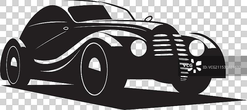 经典工艺复古汽车徽章怀旧巡洋舰图片素材