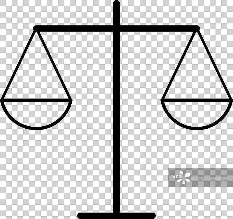 法律犯罪网络标志的平衡图标保护图片素材