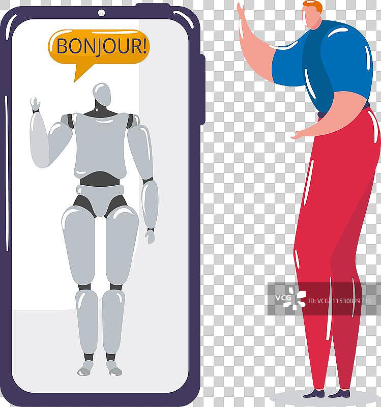 现代未来在线手机技术男性图片素材