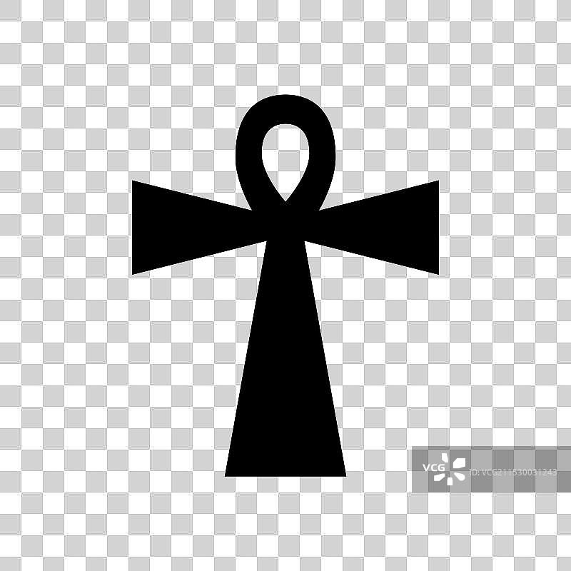 白色背景上的安克线条图标图片素材