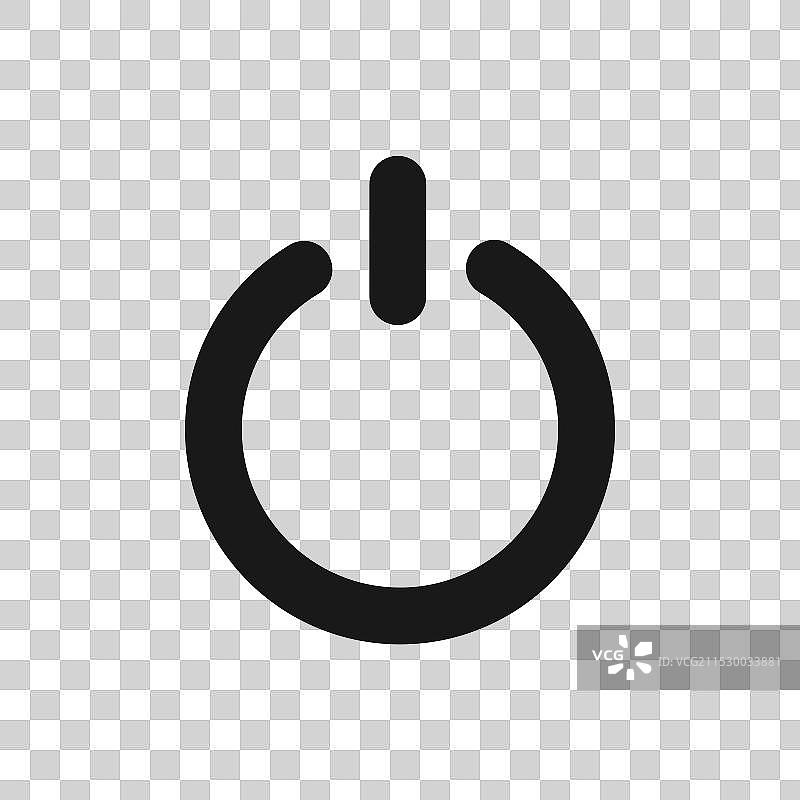 电力线图标，背景为白色图片素材