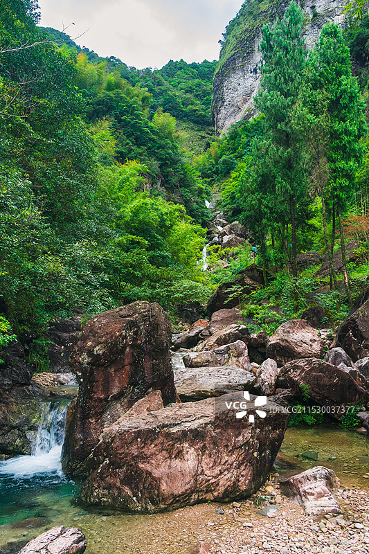 温州乐清雁荡山显胜门风景区图片素材