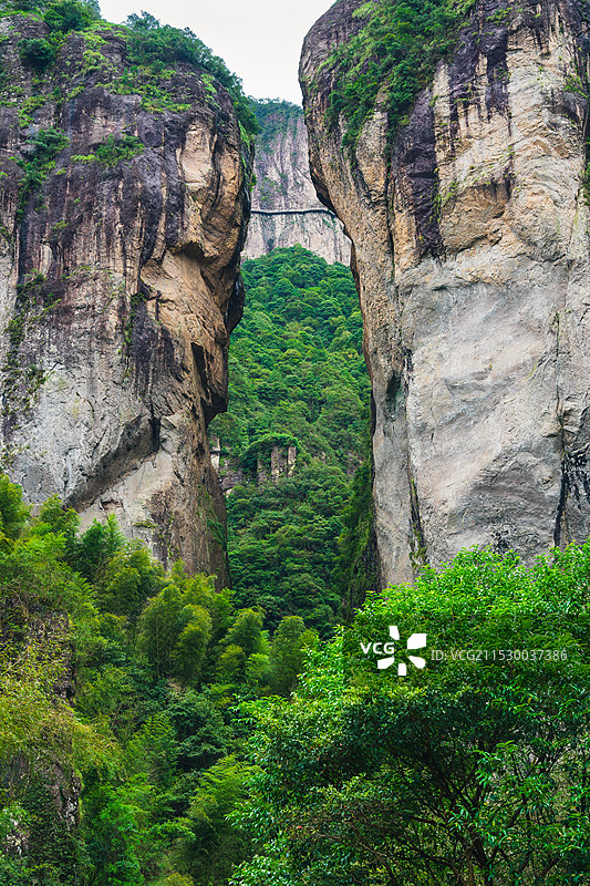 温州乐清雁荡山显胜门风景区图片素材