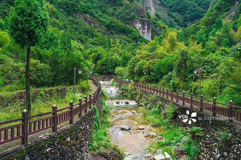 温州乐清雁荡山显胜门风景区图片素材