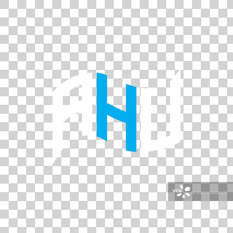 AHU标志设计，简单现代的AHU标志图片素材