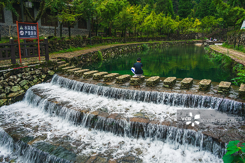 温州乐清雁荡山显胜门风景区图片素材