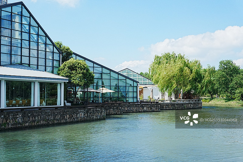 苏州湾黄金湖岸旅游区图片素材