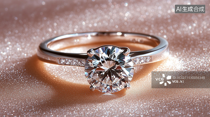 【AI数字艺术】钻石戒子图片素材
