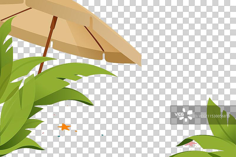 热带海滩场景图片素材