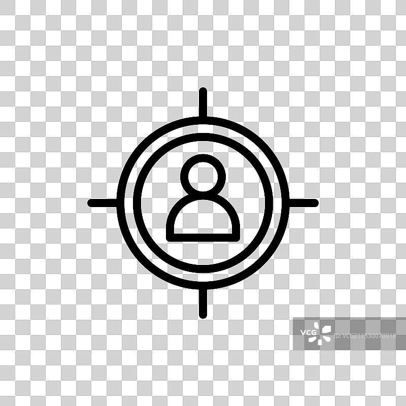 目标市场图标图片素材