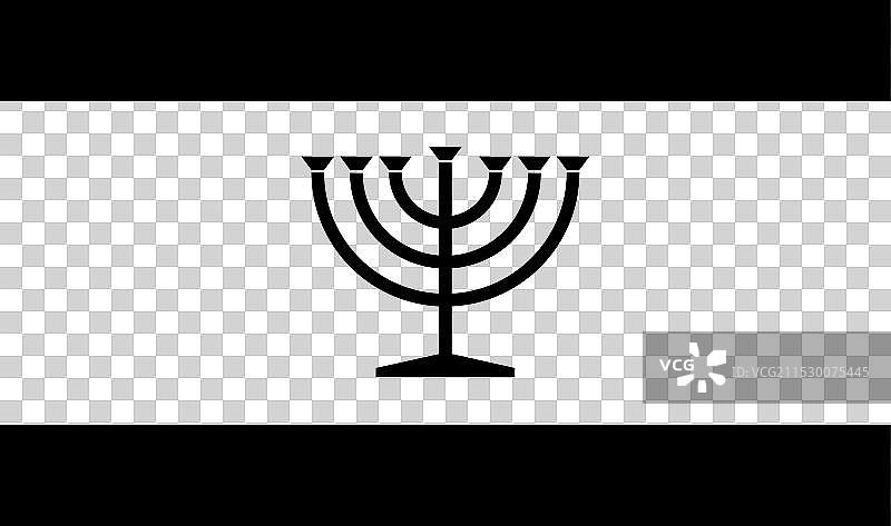 提议的意第绪旗帜图片素材