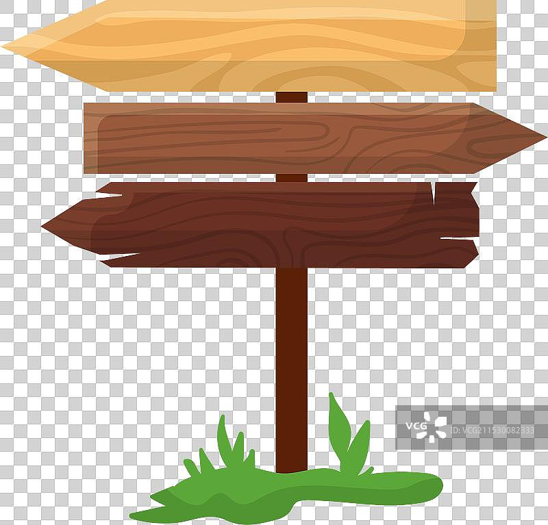 乡村户外木制指示牌图片素材