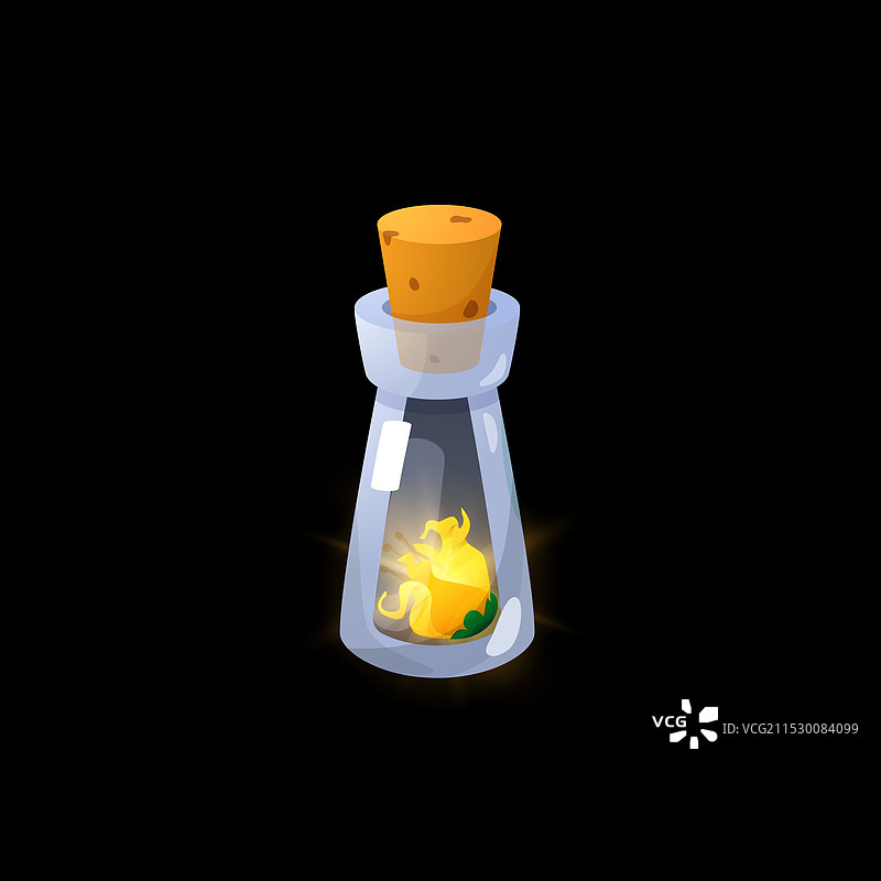 游戏设计卡通中的魔法药水图片素材