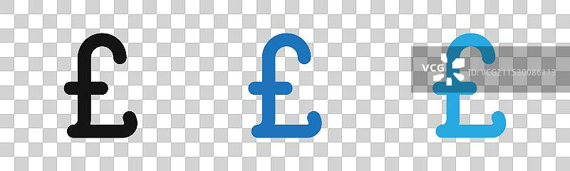 磅图标线条艺术标志集图片素材