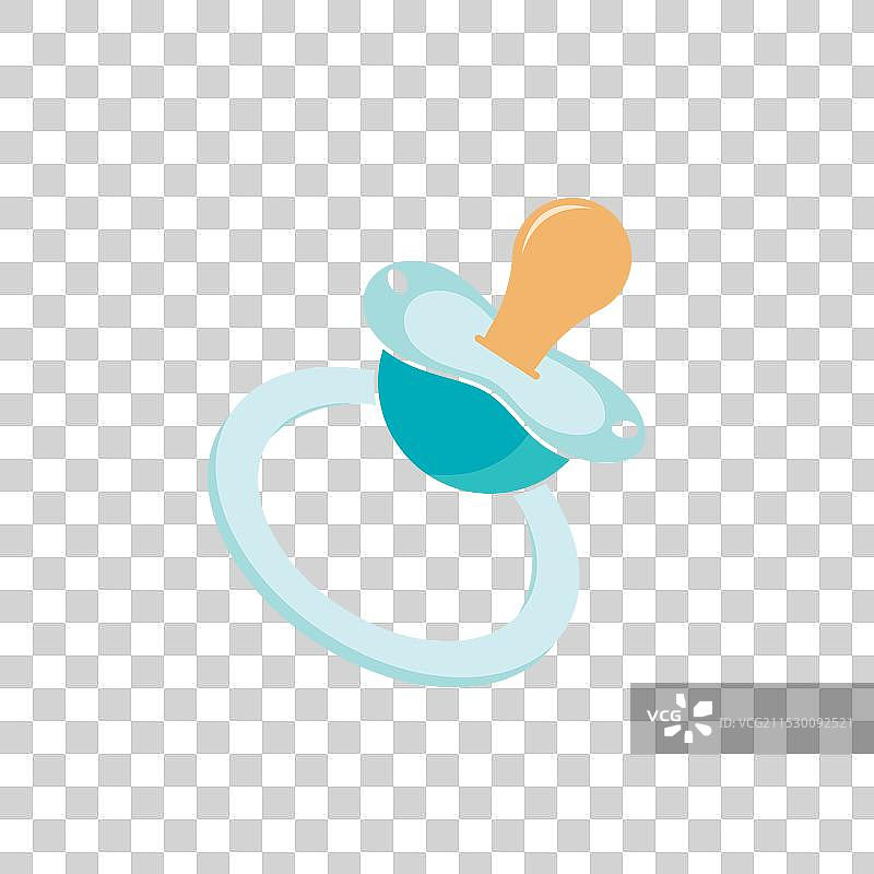 婴儿安抚奶嘴图标图片素材