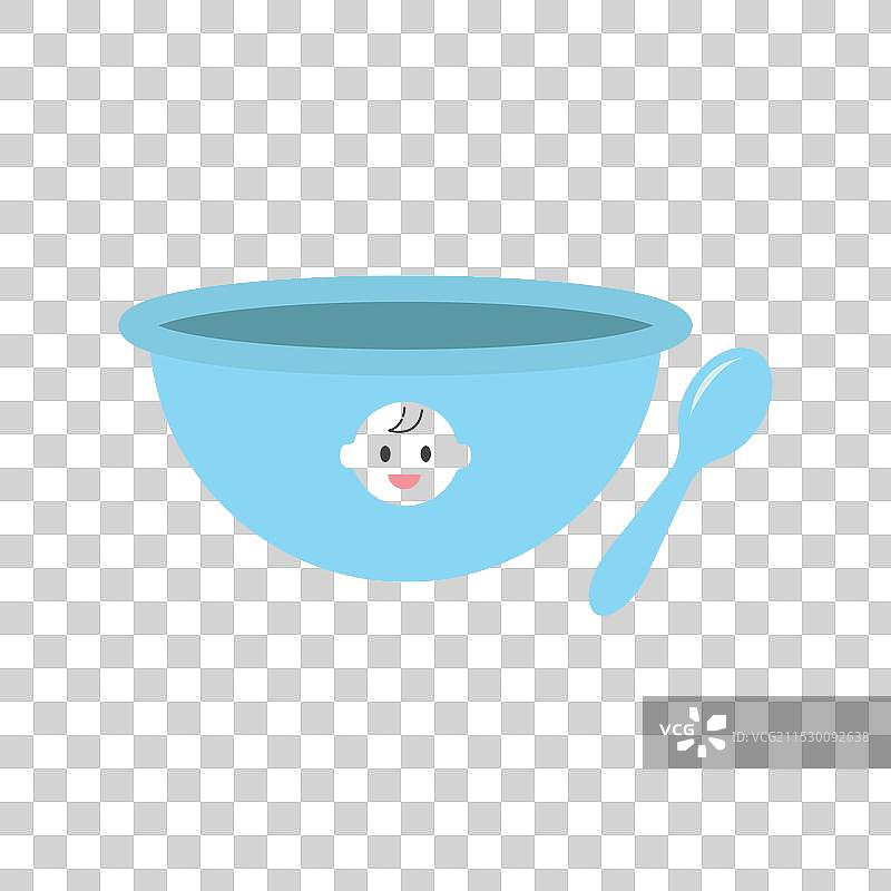 婴儿餐具图标图片素材