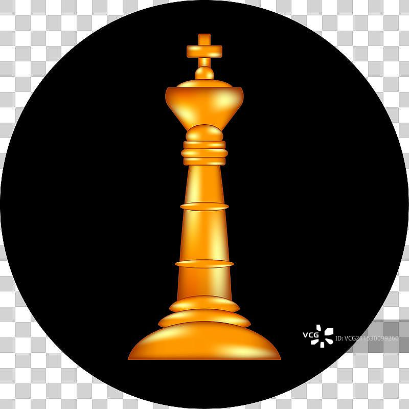 国际象棋国王图标图片素材