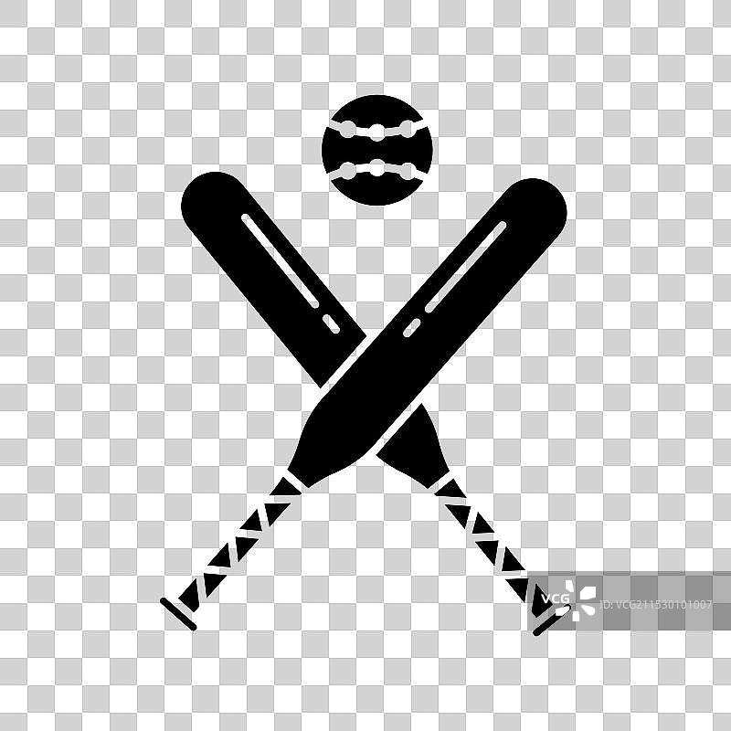 美国棒球运动图标集图片素材