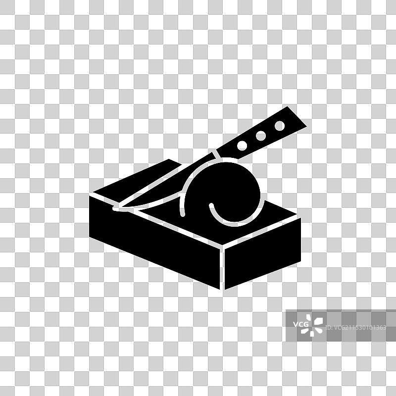 黄油图标集：人造黄油、奶酪和刀具图片素材