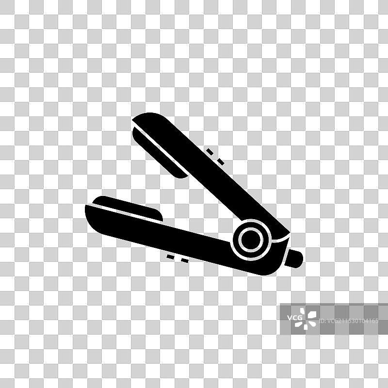 发直器图标集，水疗女性卷发图片素材