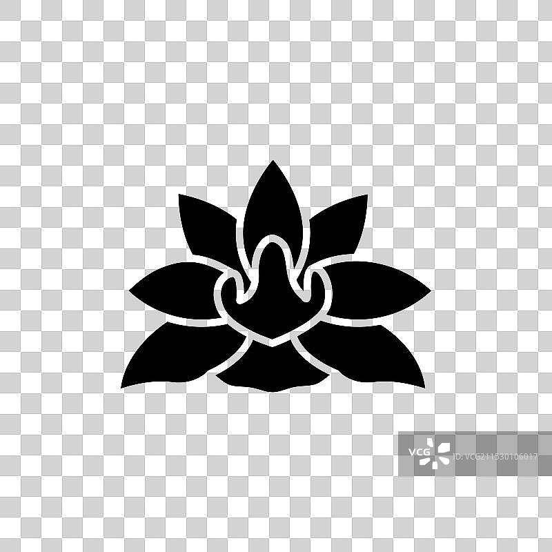 蝴蝶兰图标集 兰花植物符号图片素材