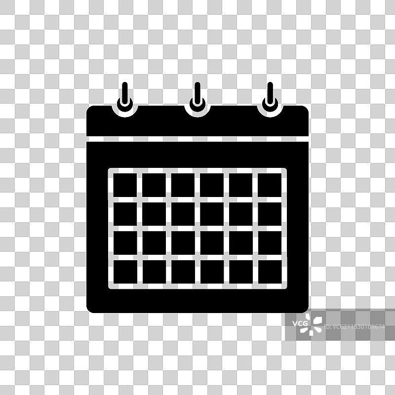 日历图标集，事件安排日期图片素材