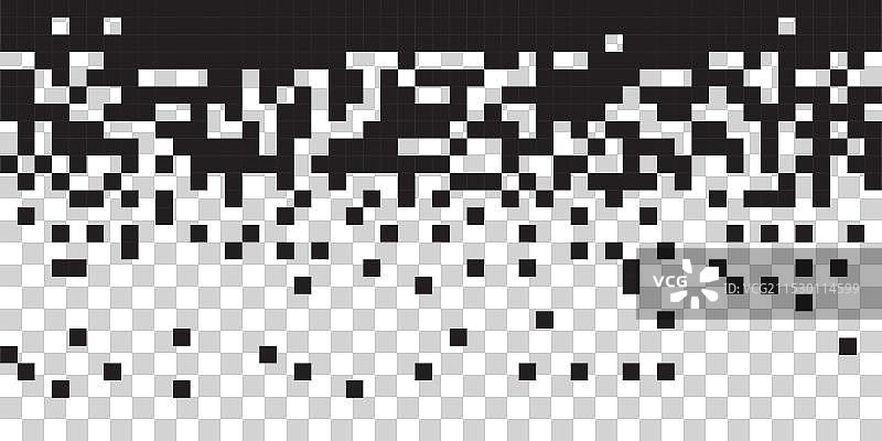 溶解像素分散块尘埃碎片图片素材